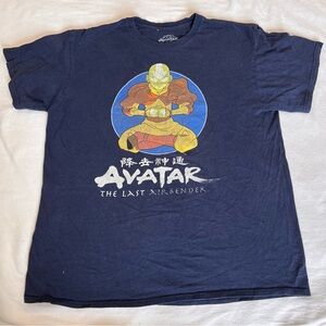 Avatar The Last Airbender Navy Blue Kids T-Shirt